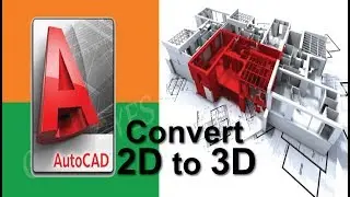 How to Convert 2D to 3D or 3D to 2D in AutoCAD