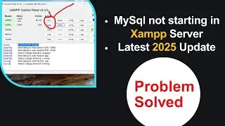 Error: MySQL Not Starting in XAMPP | How to Fix It | Easy Steps