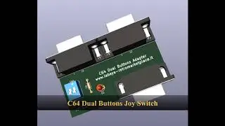 C64 DualButtons Joy Switch