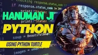 Draw Hanuman Jii Using Python 🐍By @AakarshTheCoder