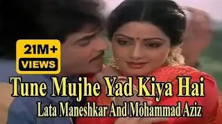 Tune Mujhe Yad Kiya Hai | Lata Manegeshkar | Mohammad Aziz | HD Video