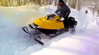 На СНЕГОХОДАХ по ТАЙГЕ
