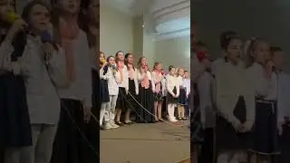 Пение детей «Воскресенье значит…»