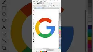 How to create a Google Logo in CorelDRAW #google
