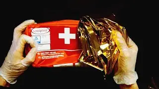 ASMR Carefully inspecting First Aid Kit