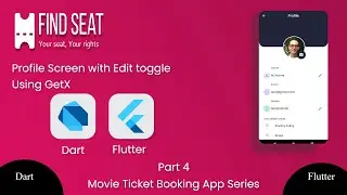 Flutter Tutorial: Movie Booking App | Profile Page | Dart | Animation | Flutter | Speed Code| Part 4