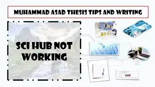 SCI HUB NOT WORKING PROBLEM SOLVED | RESEARCH | MUHAMMAD ASAD | URDU | PAKISTAN