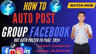 How To Auto Post Group Facebook 2024 | Bot Auto Poster Fb Page