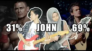 31% John Cena 69% John Mayer