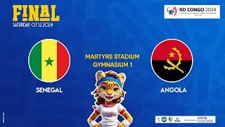 🤾 DAY 9/ FINAL🔥/ SÉNÉGAL VS ANGOLA  // 26TH CAN SENIORS DAMES KINSHASA 2024
