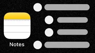 ✅ — How To Indent Text In The iPhone Notes App (Create Checklist / Bullet Levels Without A Tab Key)