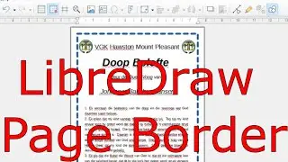 LibreOffice Draw # add border to page