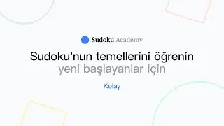 Sudoku'nun kuralları nelerdir? | Sudoku öğrenin | Kolay Seviye