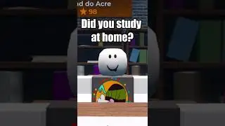 Did you study at home? Are you ready for the exam? #school #memes #roblox