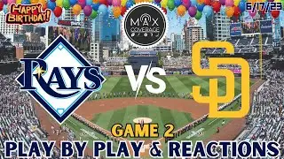 Tampa Bay Rays vs San Diego Padres | BIRTHDAY STREAM! | LIVE Play-By-Play & Watch Party (6/17/23)