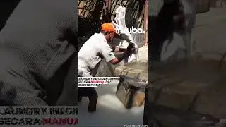 Ternyata laundry terbesar dan tertua ada di India tepatnya di kota Mumbai
