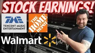 Live Stock Market Earnings Reaction! Tencent Stock, Home Depot Stock, Walmart Stock