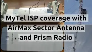 Wireless ISP coverage with Ubiquiti AirMax 5GHz 2x2 MIMO BaseStation Sector Antenna and Prism [Urdu]