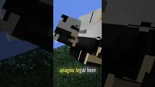 quando eu encontro a raposa que pegou meus itens 🦊#minecraft #viralvideo #allbino #shorts