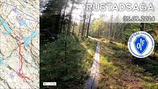 Headcam Orienteering: Rustadsaga, Oslo. Norway.