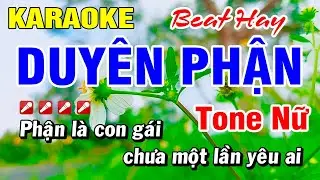 Karaoke Duyên Phận (Beat Hay) Tone Nữ Nhạc Sống | Hoài Phong Organ