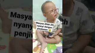 bernyanyi dengan penjiwaan 😂 #batitapintar #bayinyanyi