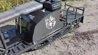Мотобуксировщик Другой с передним модулем.