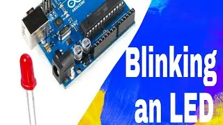Blinking an LED with Arduino uno tutorial@Arduino