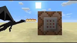 Minecraft 1.8 : Dragón que escupe fuego ! | Vanilla