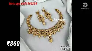 Best quality latest design💓 imitation jewellery 😍 with free shipping 😱 #imitationjewelery #sheneeds