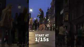 How to do SLOW SHUTTER SPEED Street Photography! 🔥 