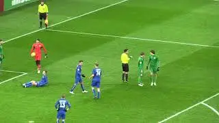 Гол Фомина с пенальти в ворота 