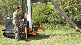 Установка завинчивания сваи Корвет 01