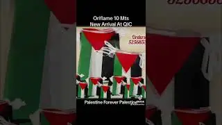 Palestine Flags Available At #qicmauritius