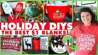 20 NEW Christmas Cricut Dollar Tree DIYS to try for 2023! 🌲 FREE Cricut cut files 2023