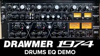 Drawmer 1974 Stereo Parametric Equalizer - Drums EQ Demo