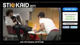 {StickAid 2011} Sam Pepper Licks Myles Dyer's Foot !!