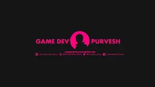 Channel Intro | Game dev Purvesh | GDP