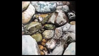 Comment peindre des galets dans l'eau