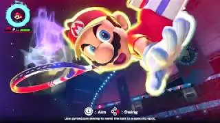 Mario Tennis Aces: Online Tournament Demo.