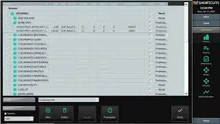 Shortcuts 8.1 - Product Screen Overview