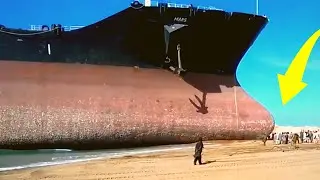 Big ships crashing into shore compilation - oil tankers being beached for scrap [ EXPENSIVE SHIPS ]