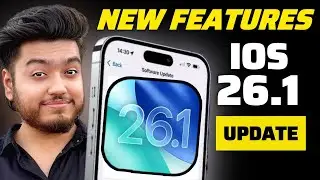 iOS 26.1 Released🚨iOS 26.1 in iPhone 16 & iPhone 17🔥 New Features, Battery, Should you update?