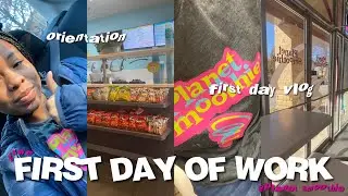 GRWM: FIRST DAY OF WORK AT PLANET SMOOTHIE | orientation, experience, mini vlog