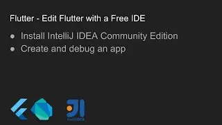 Flutter - Edit Flutter with a Free IDE