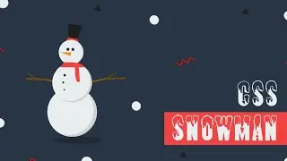Pure Css Snowman