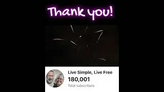 Thank you for 180,000 subscribers!