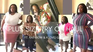 PLUS SIZE TRY-ON HAUL!! | RAINBOW!! | KLOVEJ GALLERY!! |
