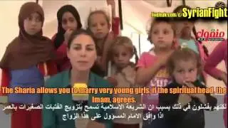 Forced Marriage in Syria - 14 years girl marries 70 year old Saudi Sheikh - English subtitles
