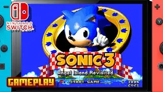 Sonic 3 AIR - Homebrew - (Nintendo Switch) - Gameplay